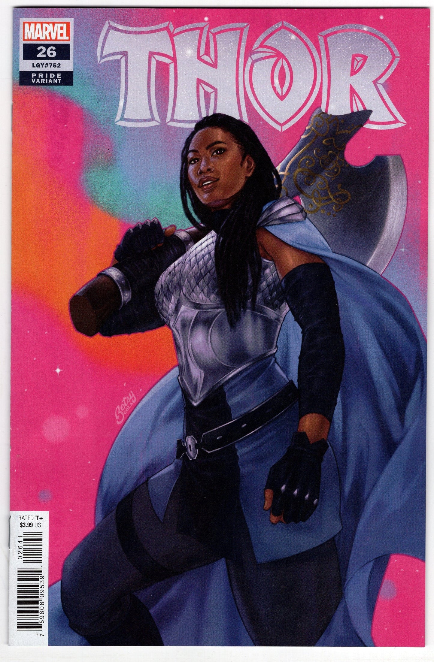 MARVEL PRH COMIC BOOK THOR #26 COLA PRIDE VARIANT