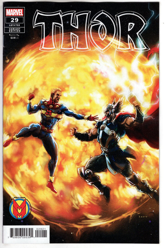 MARVEL PRH COMIC BOOK THOR #29 ANDREWS MIRACLEMAN VARIANT
