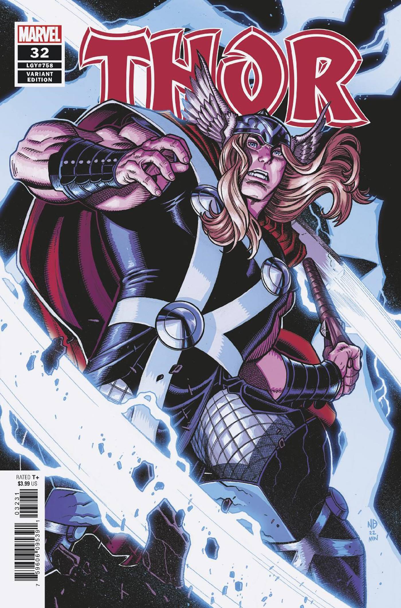MARVEL PRH COMIC BOOK THOR #32 BRADSHAW VAR
