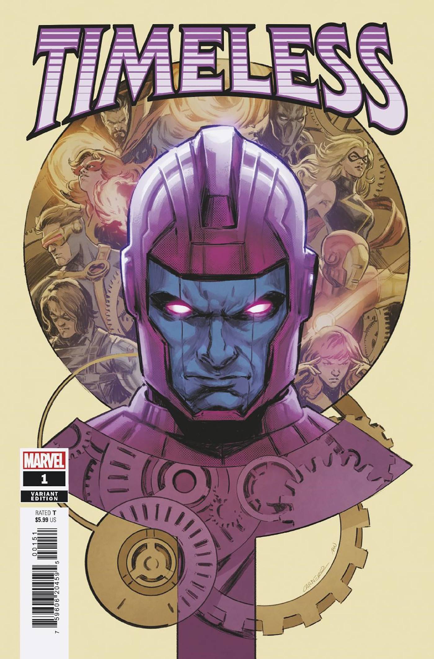MARVEL PRH COMIC BOOK TIMELESS 2022 #1 CARNERO VAR