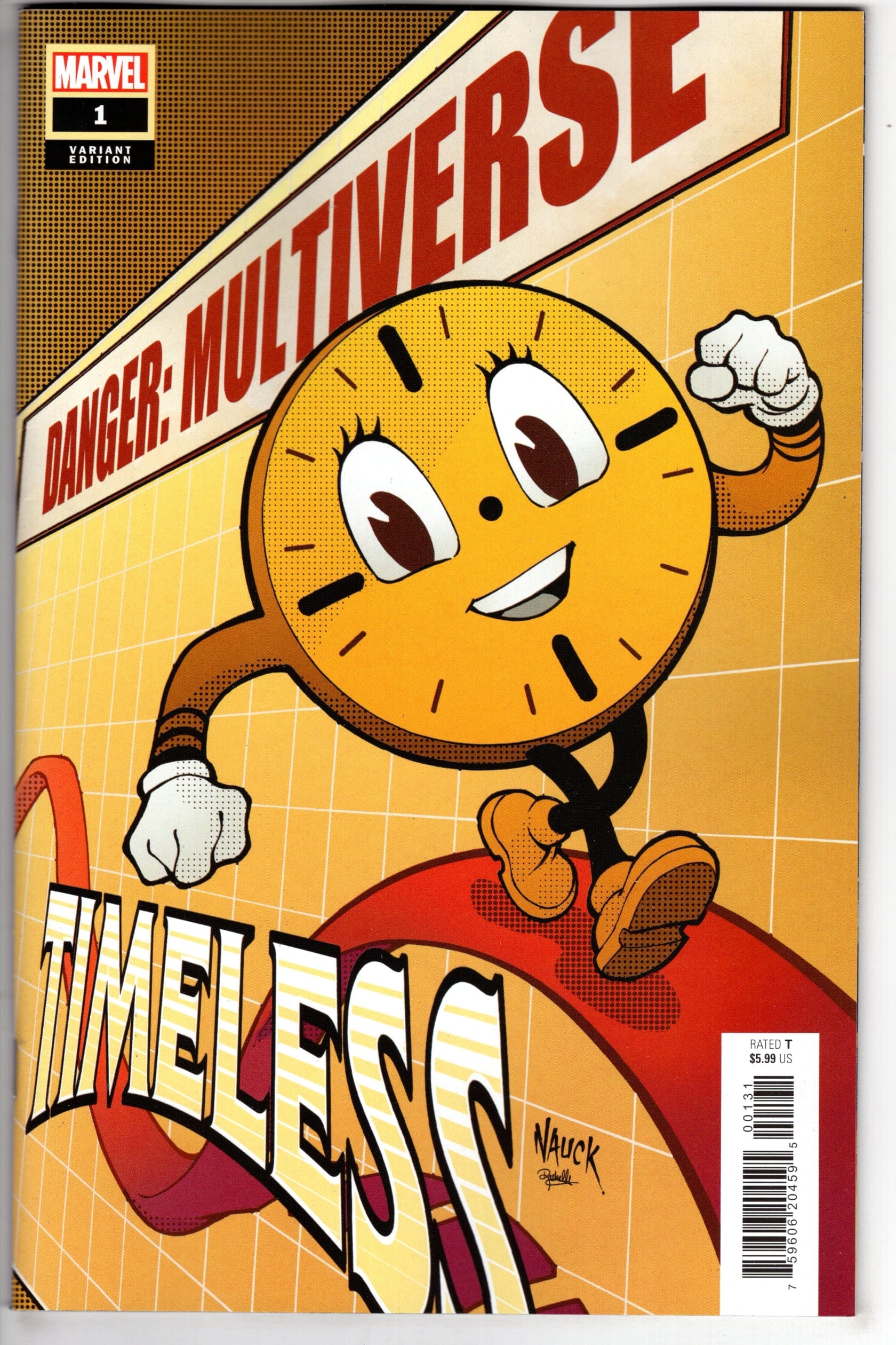 MARVEL PRH COMIC BOOK TIMELESS 2022 #1 NAUCK MISS MINUTES VAR