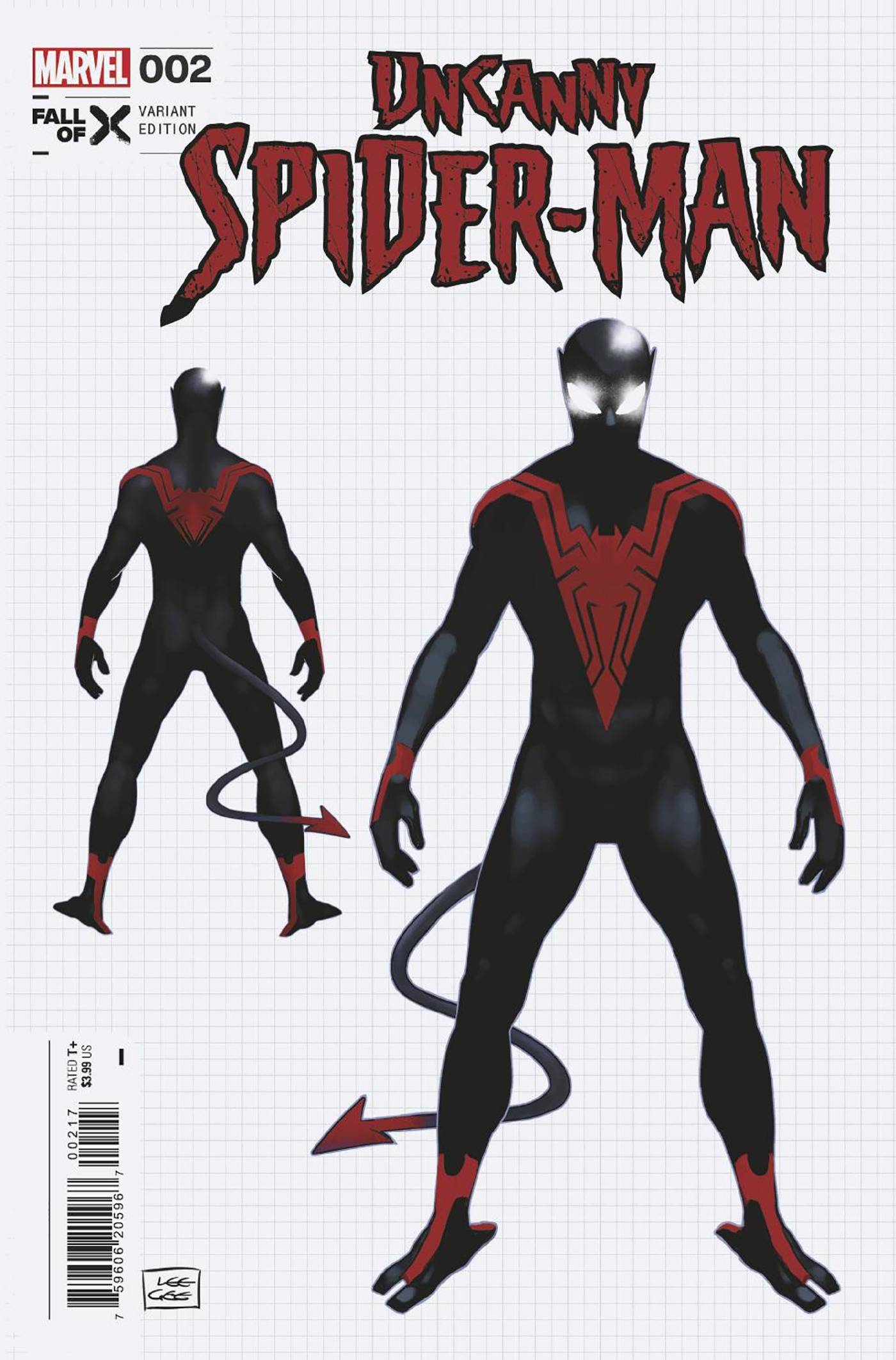MARVEL PRH COMIC BOOK UNCANNY SPIDER-MAN #2 10 COPY INCV LEE GARBETT DESIGN VAR