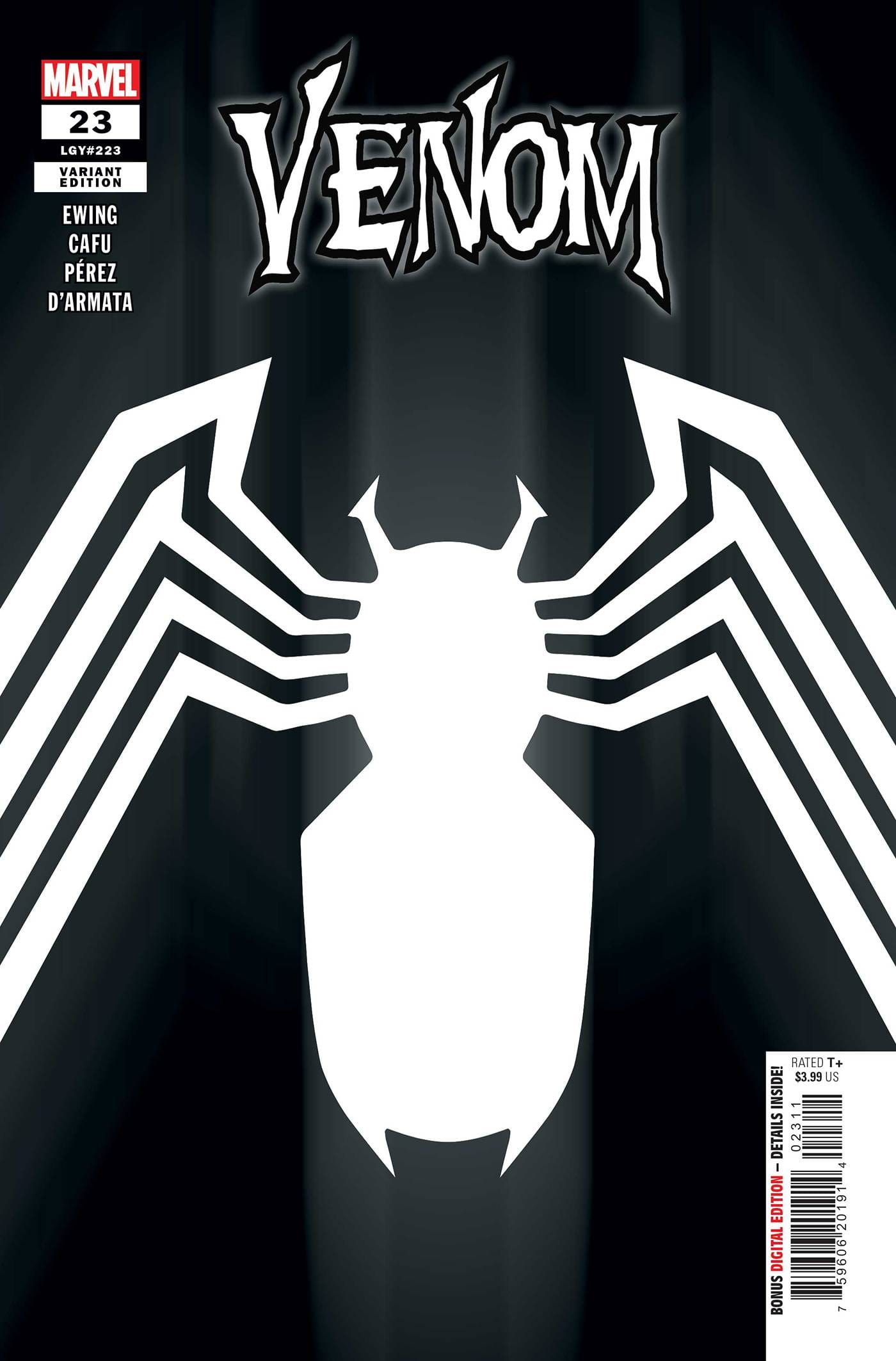 MARVEL PRH COMIC BOOK VENOM #23 INSIGNIA VAR