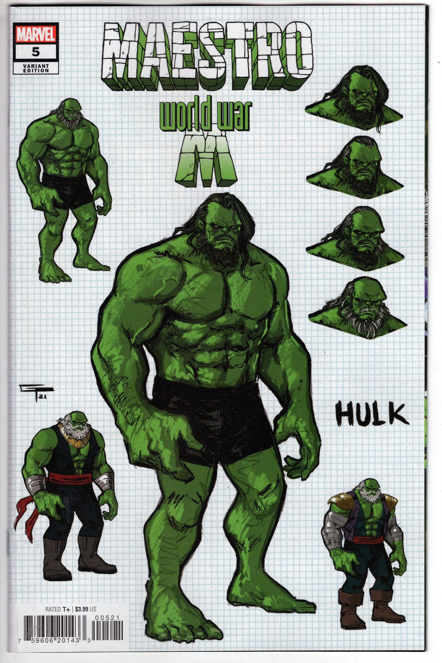 MARVEL PRH COMIC BOOK VF MAESTRO WORLD WAR M #5 (OF 5) VARIANT