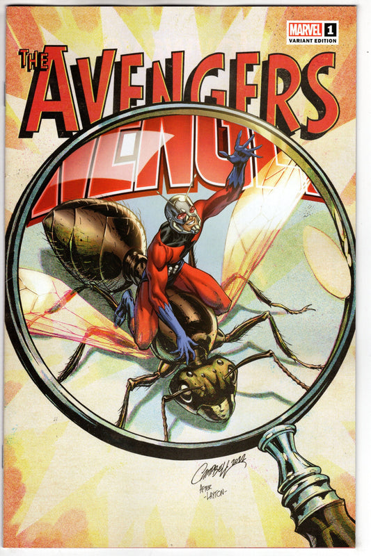 MARVEL PRH COMIC BOOK VF/NM ALL-OUT AVENGERS #1 JS CAMPBELL ANNIVERSARY VARIANT