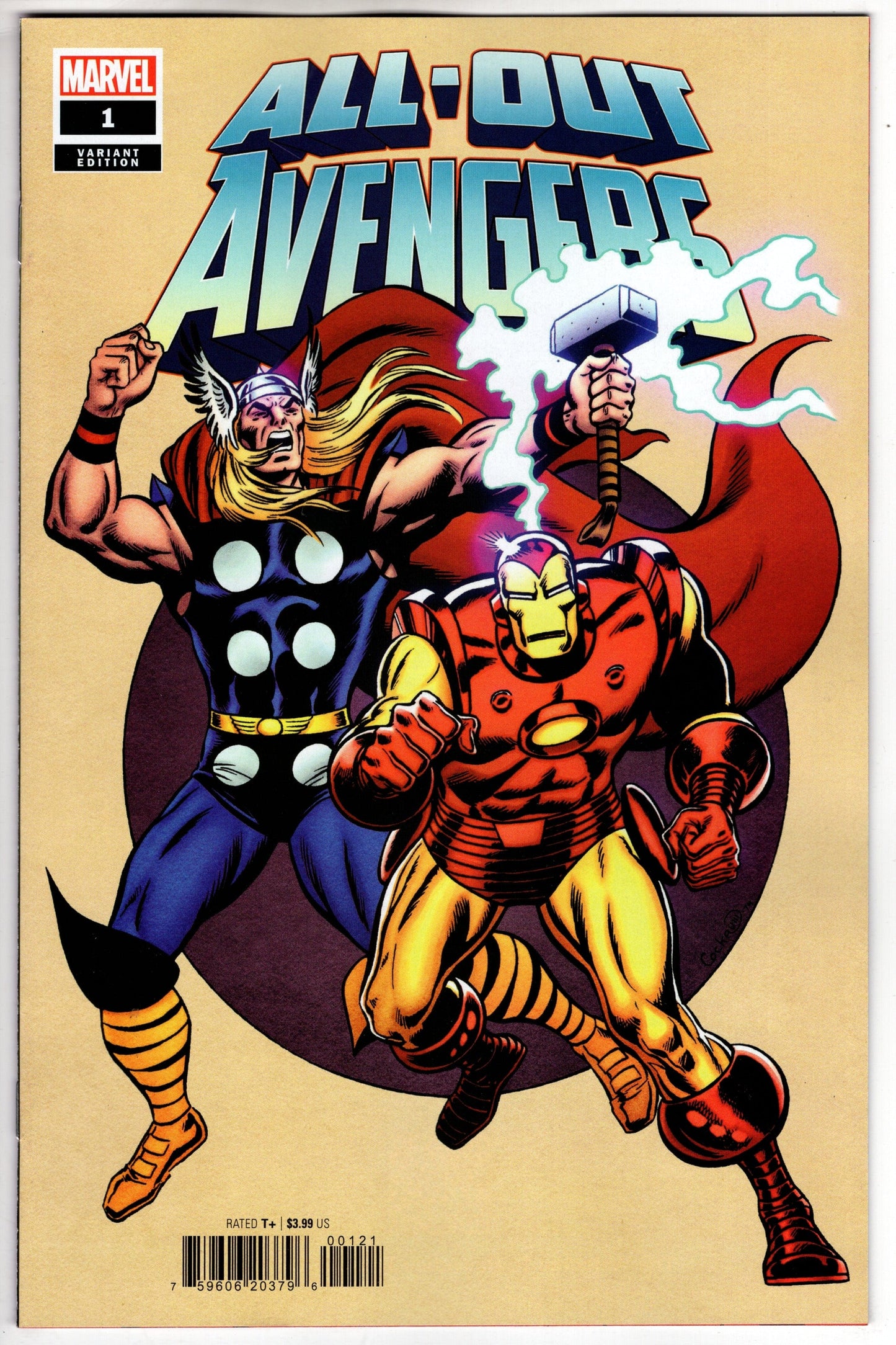 MARVEL PRH COMIC BOOK VF/NM ALL-OUT AVENGERS #1 VARIANT
