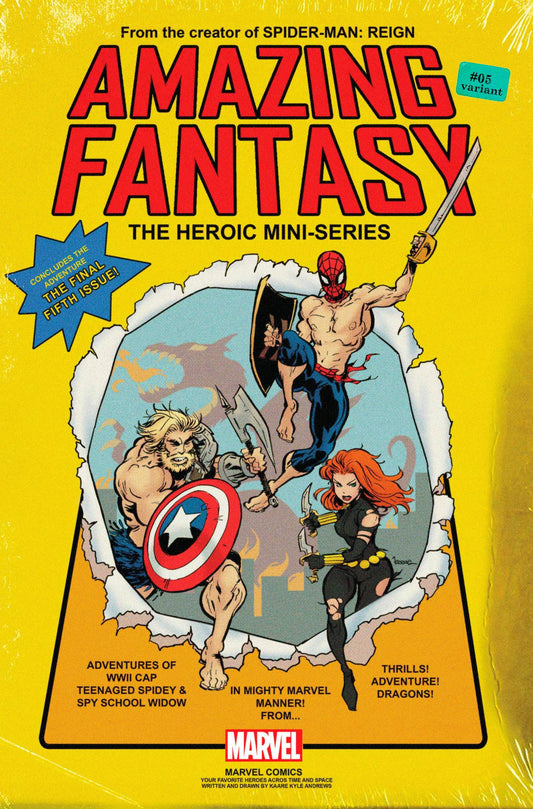 MARVEL PRH COMIC BOOK VF/NM AMAZING FANTASY #5 (OF 5) ANDREWS VAR