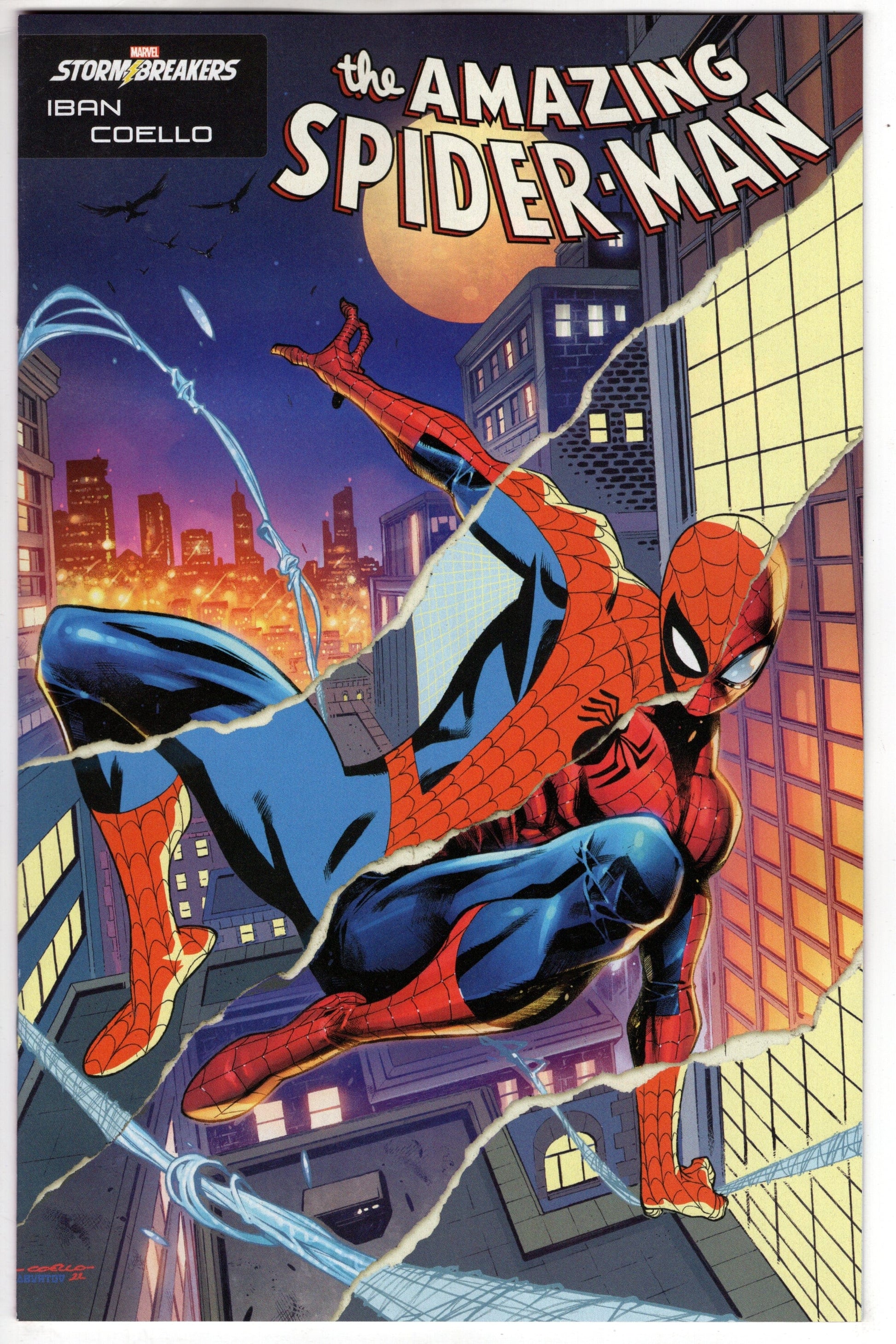 MARVEL PRH COMIC BOOK VF/NM AMAZING SPIDER-MAN #8 COELLO STORMBREAKERS VARIANT