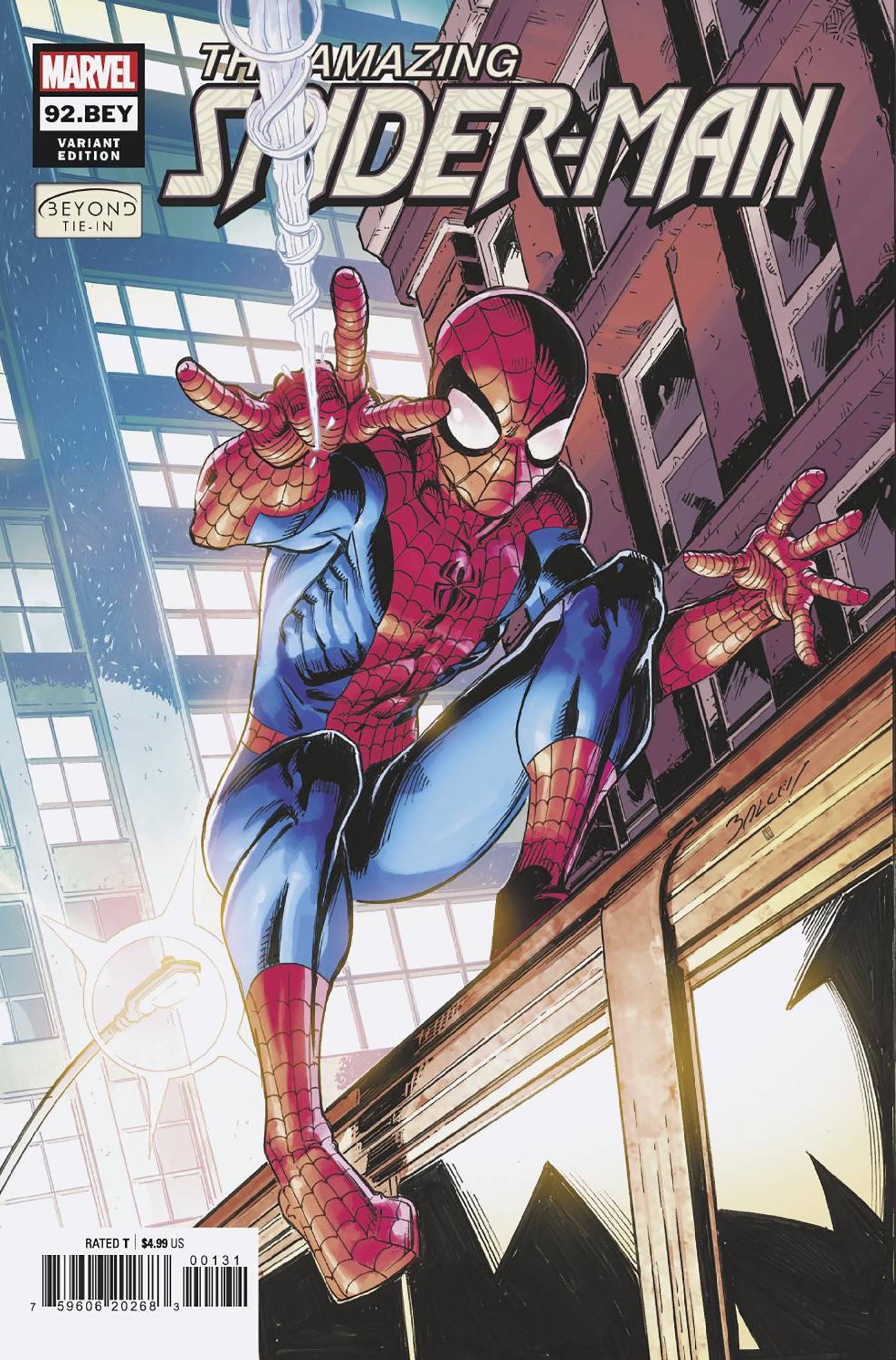MARVEL PRH COMIC BOOK VF/NM AMAZING SPIDER-MAN #92.BEY BAGLEY VAR