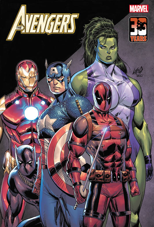 MARVEL PRH COMIC BOOK VF/NM AVENGERS #54 LIEFELD DEADPOOL 30TH VAR