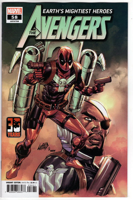 MARVEL PRH COMIC BOOK VF/NM AVENGERS #58  VARIANT