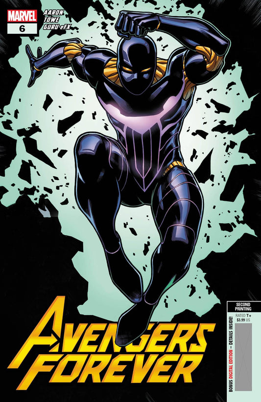 MARVEL PRH COMIC BOOK VF/NM AVENGERS FOREVER #6 2ND PTG TOWE VARIANT