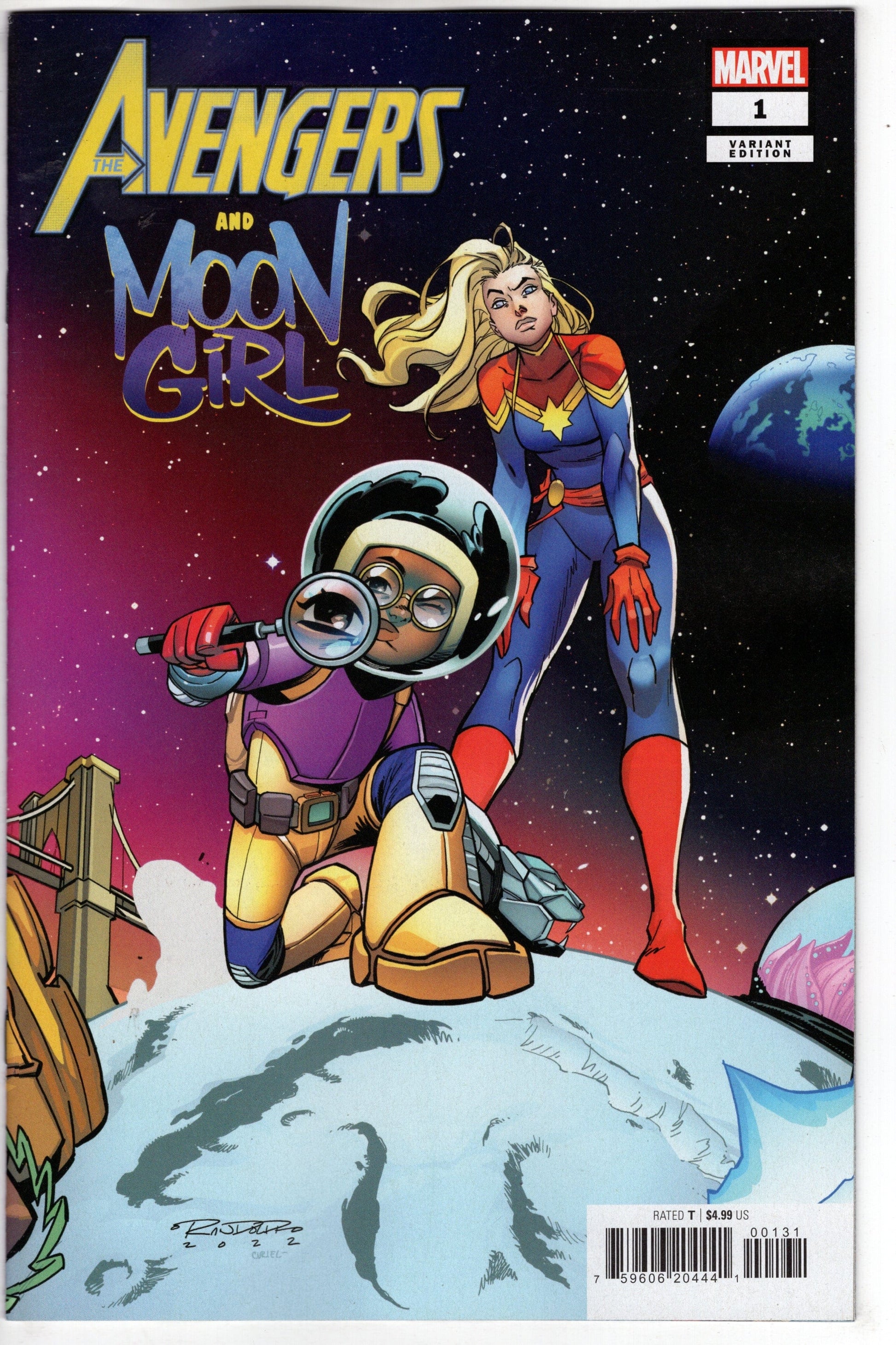 MARVEL PRH COMIC BOOK VF/NM AVENGERS MOON GIRL #1 RANDOLPH CONNECTING VARIANT