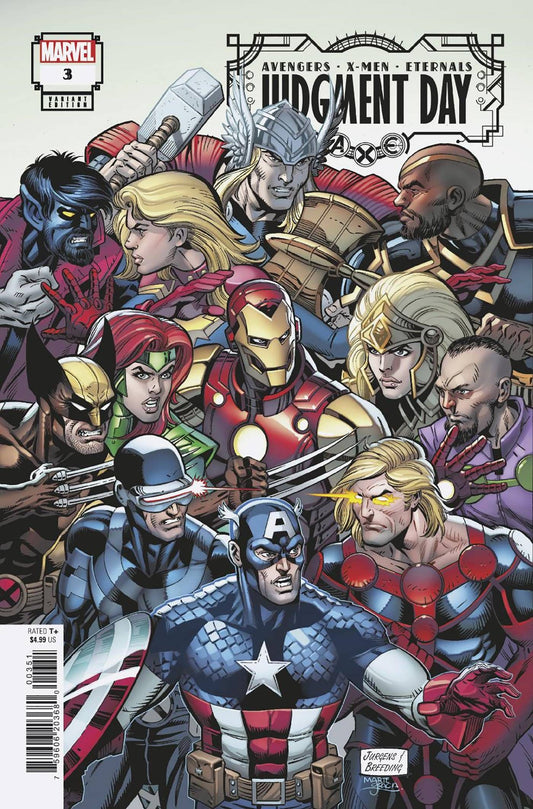 MARVEL PRH COMIC BOOK VF/NM AXE JUDGMENT DAY #3 (OF 6) JURGENS VARIANT