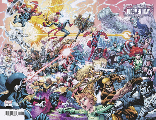 MARVEL PRH COMIC BOOK VF/NM AXE JUDGMENT DAY #5 (OF 6) NAUCK WRPAD VARIANT