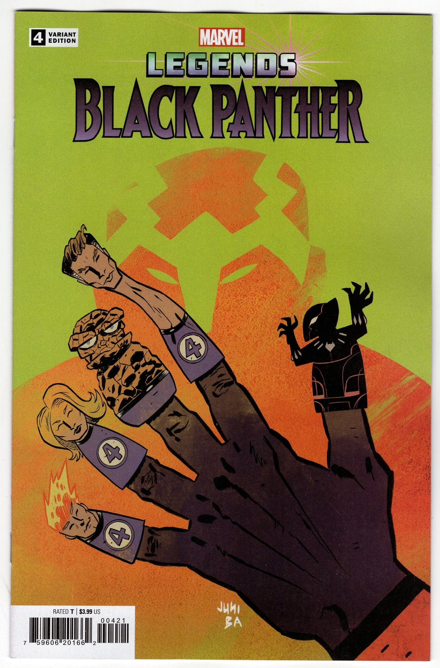 MARVEL PRH COMIC BOOK VF/NM BLACK PANTHER LEGENDS #4 (OF 4) JUNI BA VARIANT (RES)