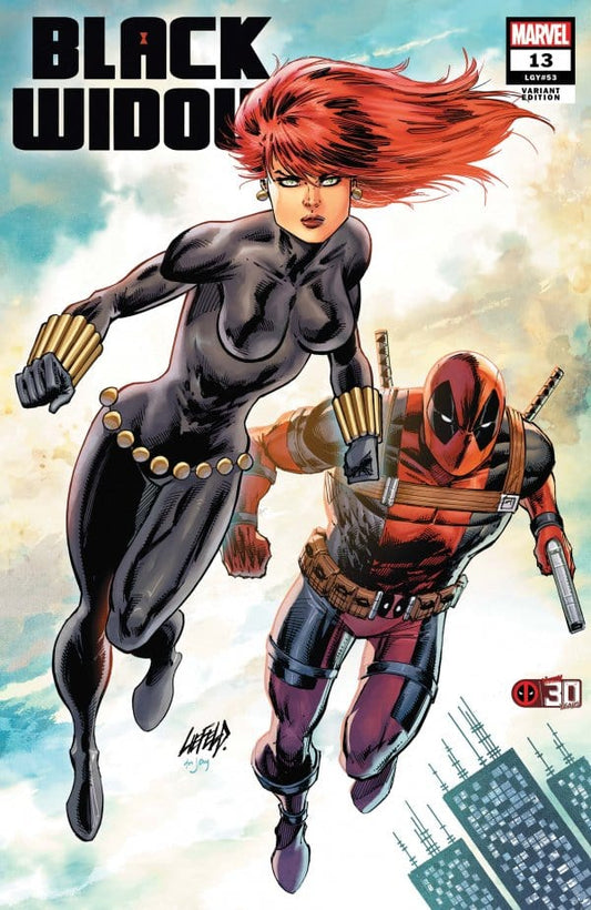 MARVEL PRH COMIC BOOK VF/NM BLACK WIDOW #13 LIEFELD DEADPOOL 30TH VAR