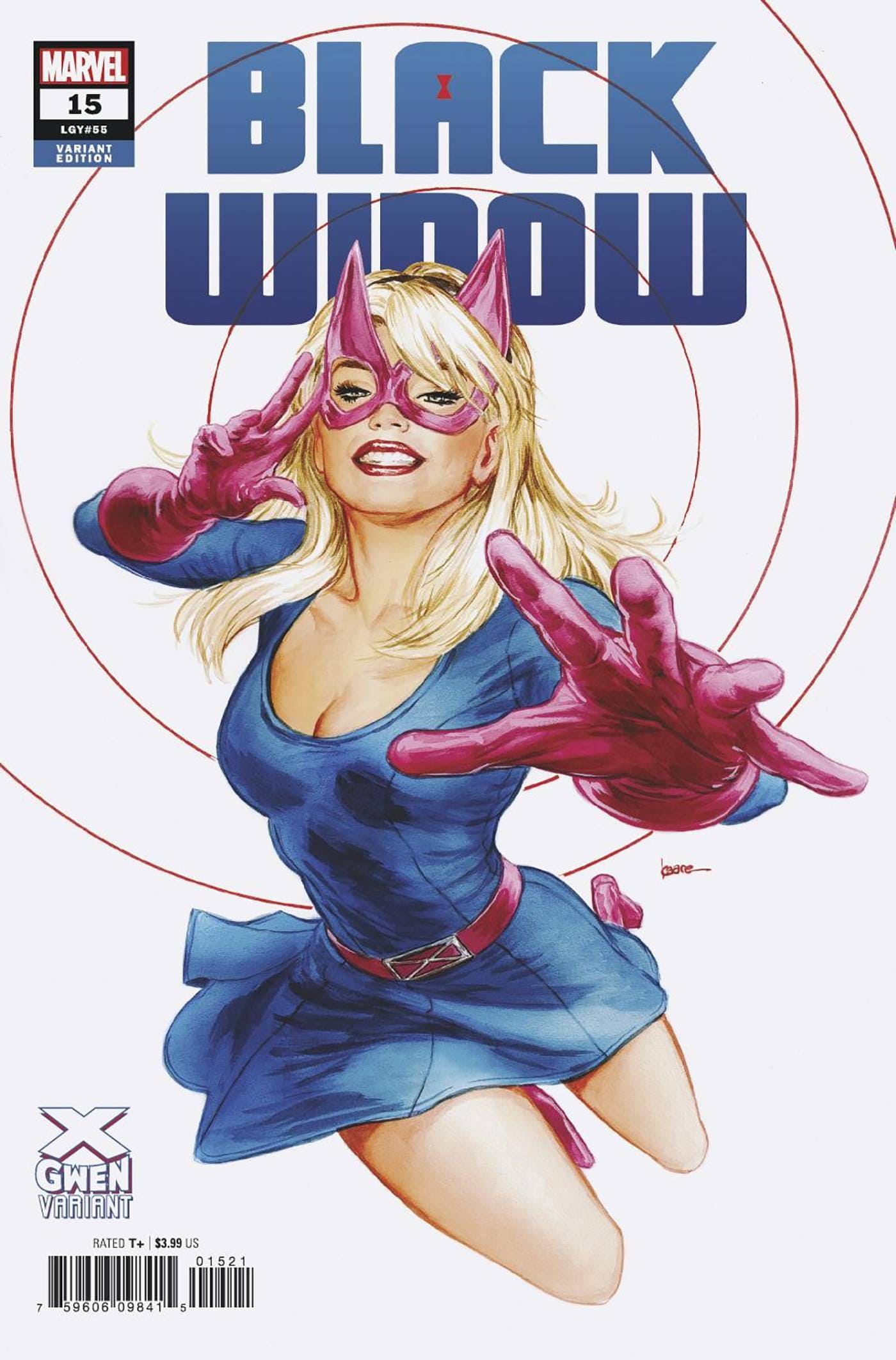 MARVEL PRH COMIC BOOK VF/NM BLACK WIDOW #15 ANDREWS X-GWEN VARIANT
