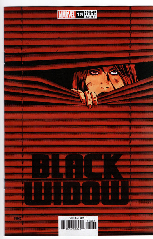 MARVEL PRH COMIC BOOK VF/NM BLACK WIDOW #15 FORNES WINDOW SHADES VARIANT