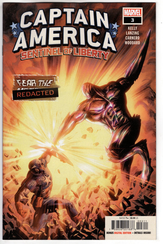MARVEL PRH COMIC BOOK VF/NM CAPTAIN AMERICA SENTINEL OF LIBERTY #3