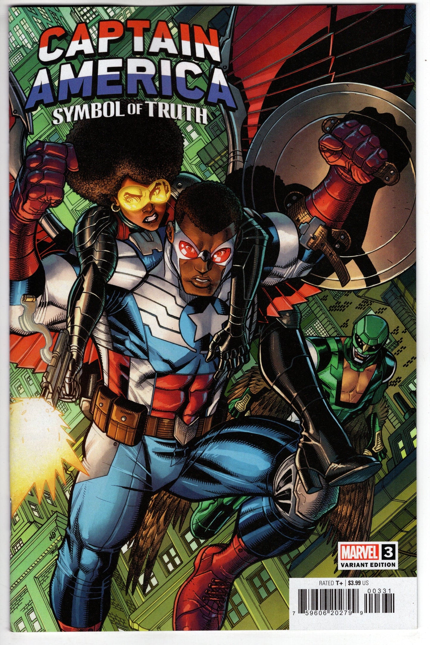 MARVEL PRH COMIC BOOK VF/NM CAPTAIN AMERICA SYMBOL OF TRUTH #3 BRADSHAW VARIANT