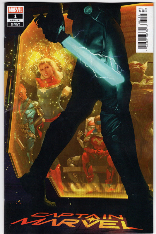 MARVEL PRH COMIC BOOK VF/NM CAPTAIN MARVEL ANNUAL #1 RAHZZAH VARIANT