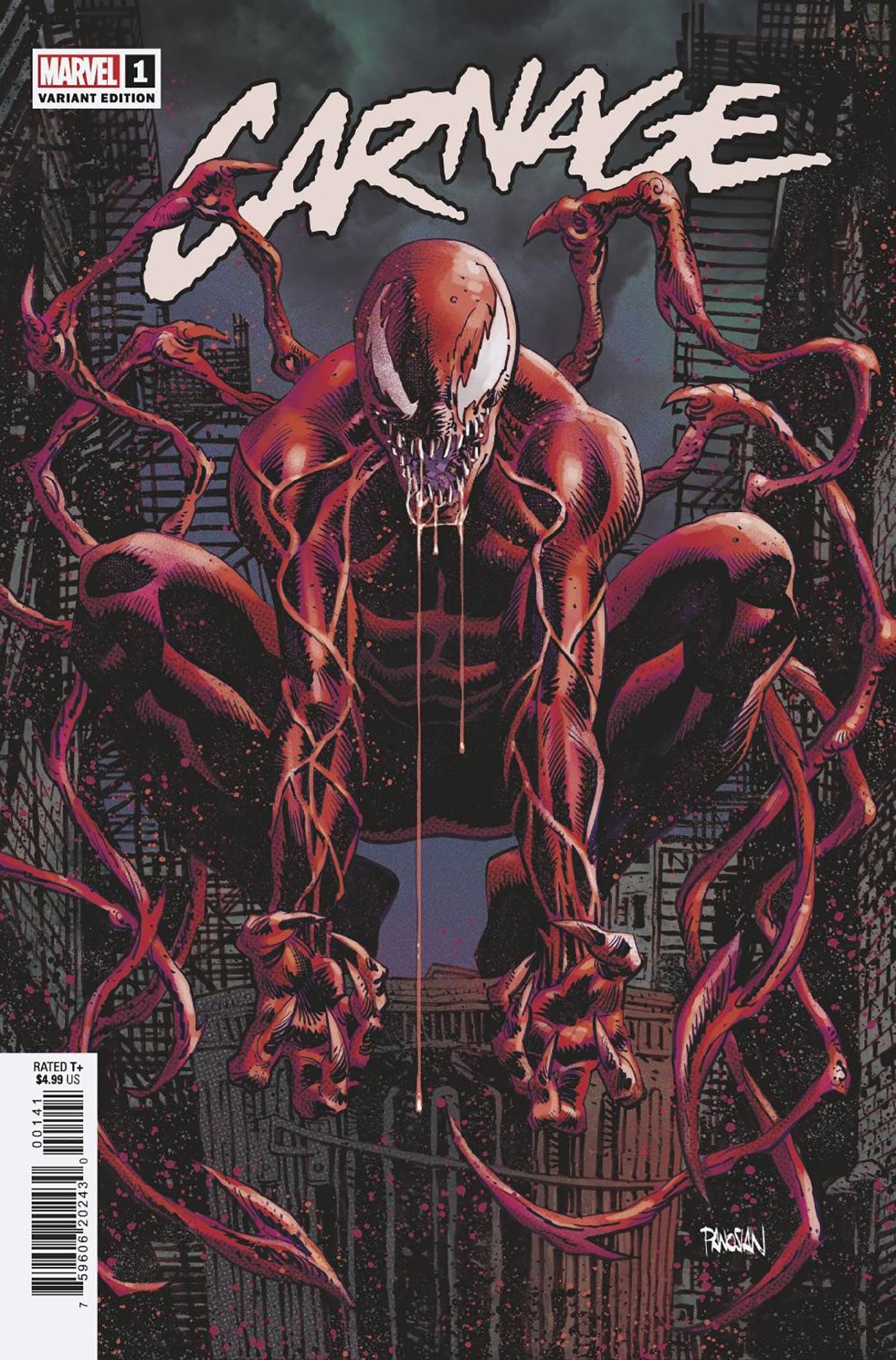 MARVEL PRH COMIC BOOK VF/NM CARNAGE #1 PANOSIAN VAR