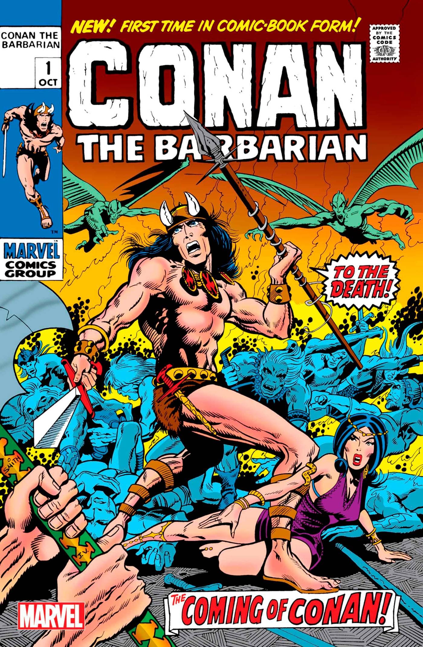 MARVEL PRH COMIC BOOK VF/NM CONAN THE BARBARIAN #1 FACSIMILE EDITION
