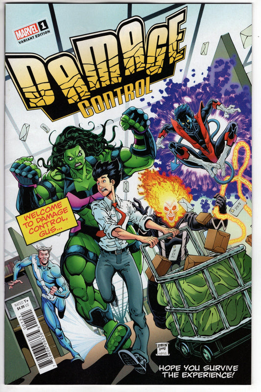 MARVEL PRH COMIC BOOK VF/NM DAMAGE CONTROL #1 (OF 5) ROBSON VARIANT