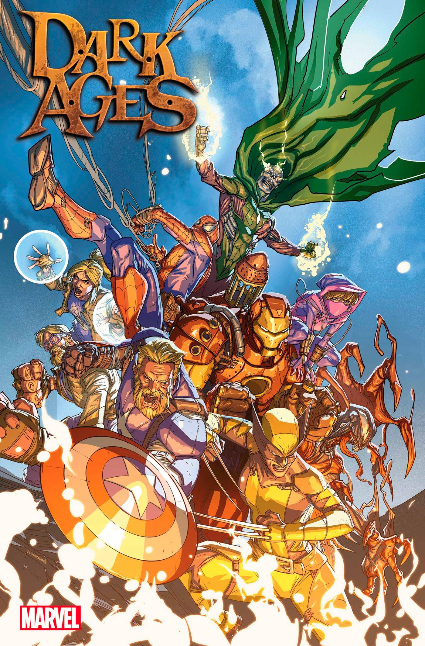 MARVEL PRH COMIC BOOK VF/NM DARK AGES #4 (OF 6) WOODS VAR