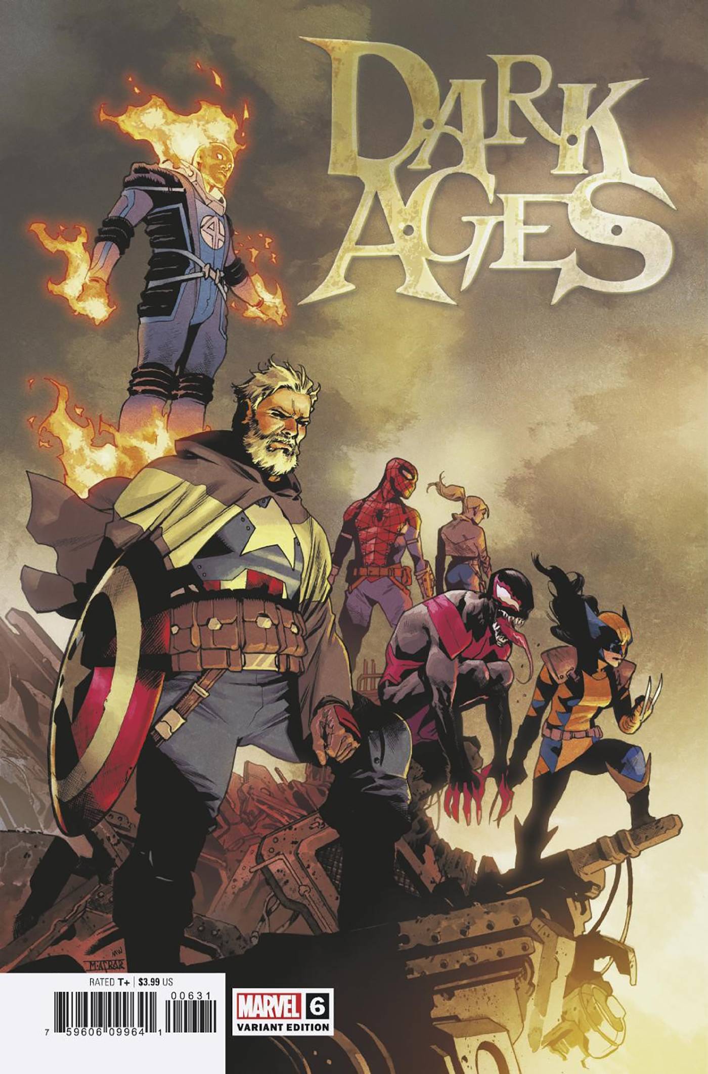 MARVEL PRH COMIC BOOK VF/NM DARK AGES #6 (OF 6) ASRAR VARIANT