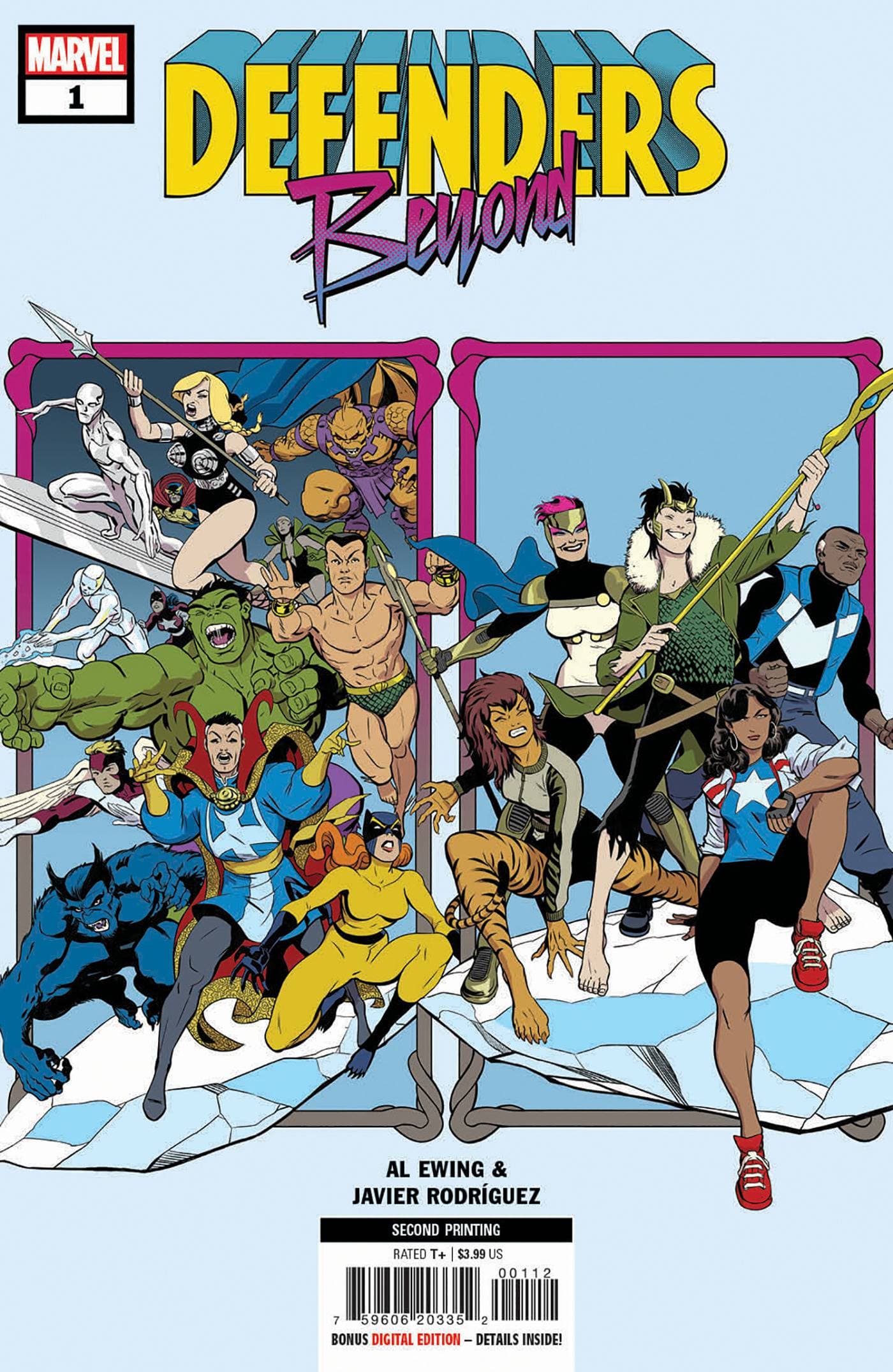 MARVEL PRH COMIC BOOK VF/NM DEFENDERS BEYOND #1 (OF 5) 2ND PTG RODRIGUEZ VARIANT