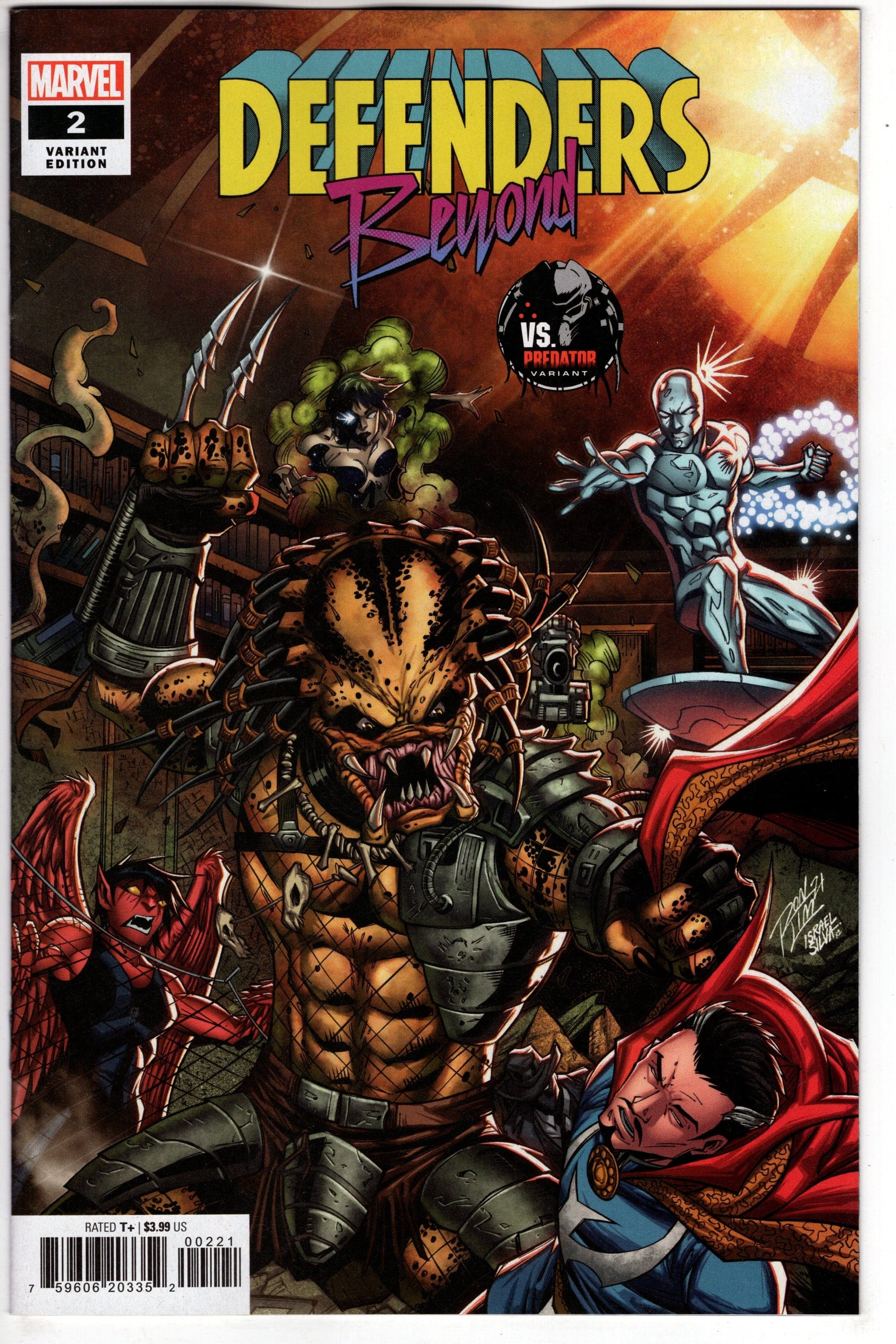MARVEL PRH COMIC BOOK VF/NM DEFENDERS BEYOND #2 (OF 5) RON LIM PREDATOR VARIANT