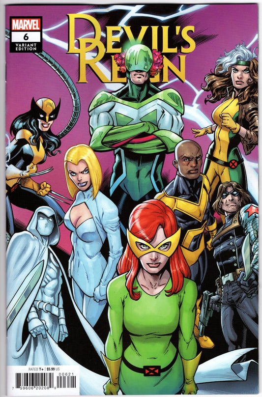 MARVEL PRH COMIC BOOK VF/NM DEVILS REIGN #6 (OF 6) BAGLEY CONNECTING VARIANT