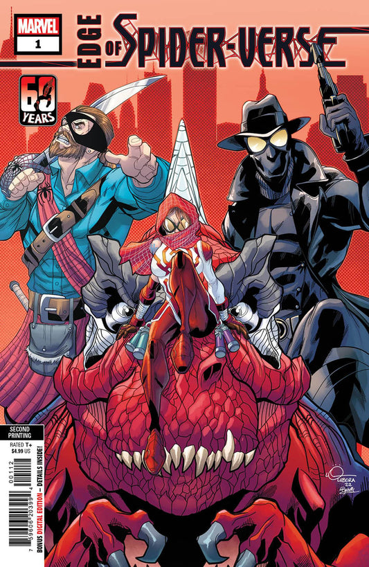MARVEL PRH COMIC BOOK VF/NM EDGE OF SPIDER-VERSE #1 (OF 5) 2ND PTG LUBERA VARIANT