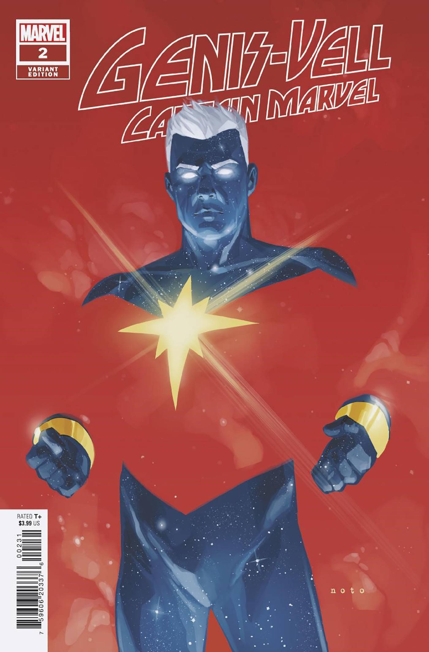 MARVEL PRH COMIC BOOK VF/NM GENIS-VELL CAPTAIN MARVEL #2 (OF 5) NOTO VARIANT
