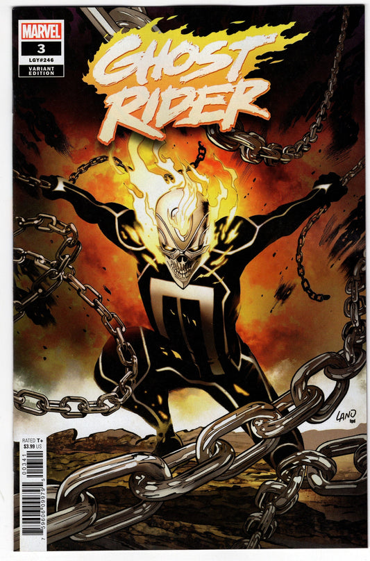 MARVEL PRH COMIC BOOK VF/NM GHOST RIDER #3 LAND VARIANT