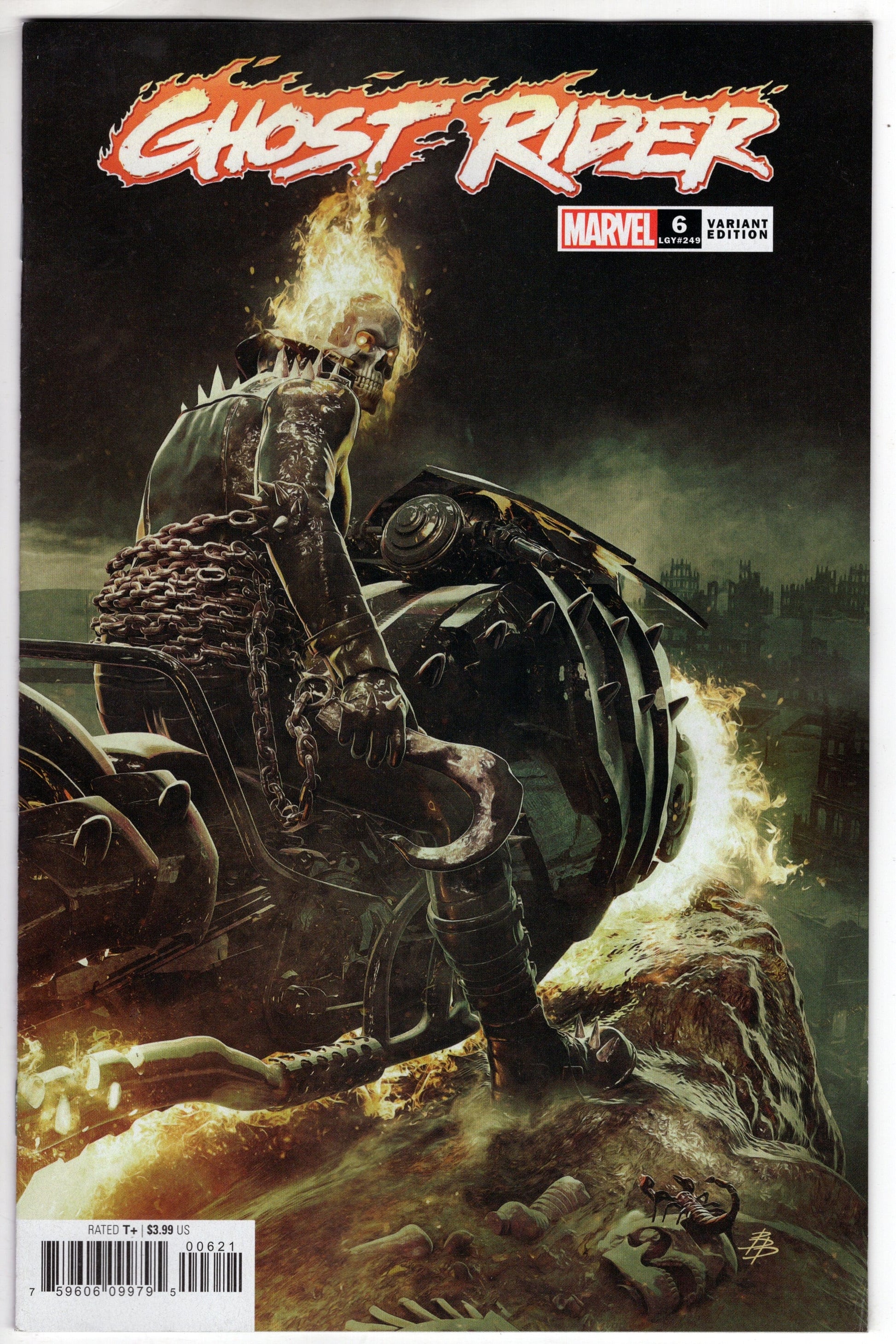 MARVEL PRH COMIC BOOK VF/NM GHOST RIDER #6 BARENDS VARIANT (RES)