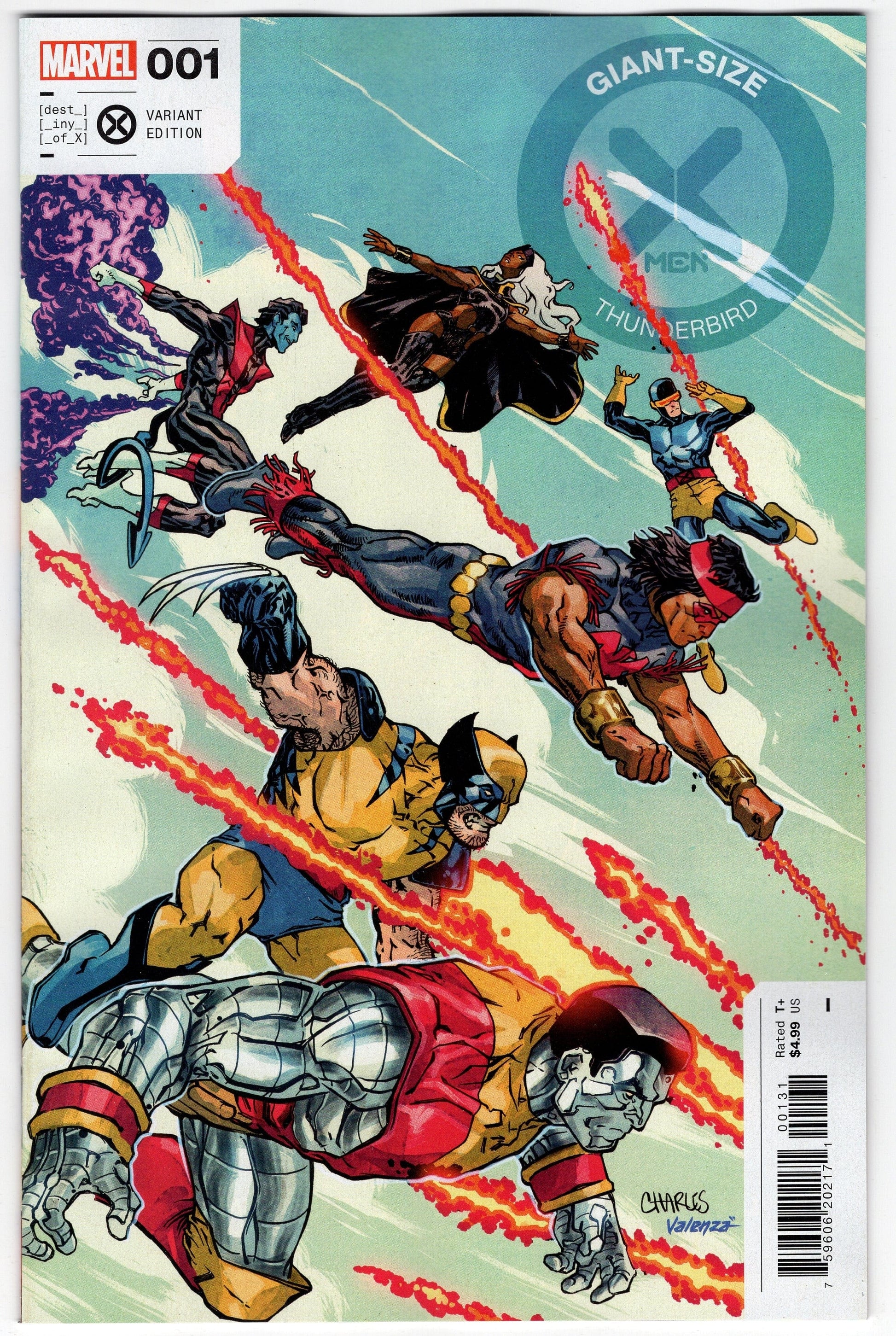 MARVEL PRH COMIC BOOK VF/NM GIANT-SIZE X-MEN THUNDERBIRD #1 CHARLES VARIANT