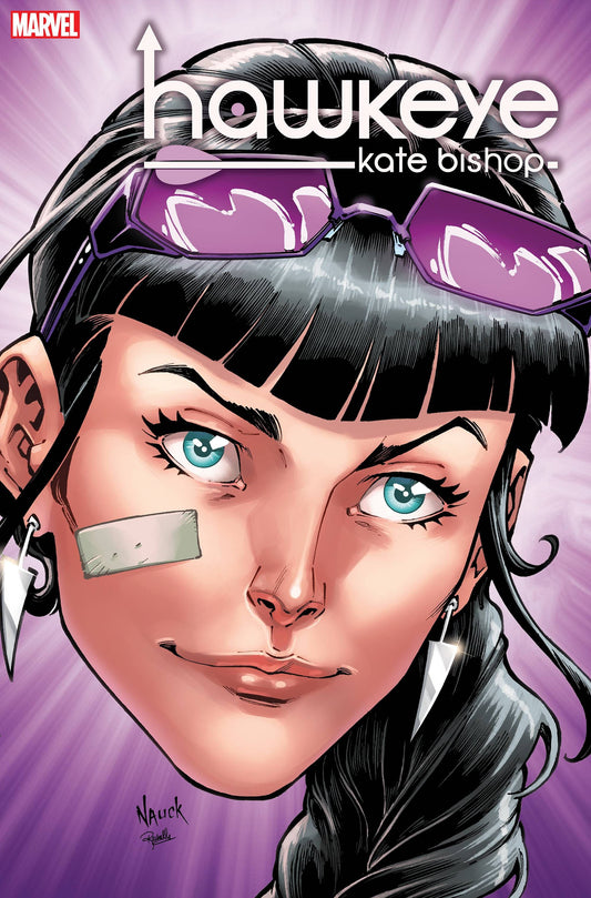 MARVEL PRH COMIC BOOK VF/NM HAWKEYE KATE BISHOP #1 (OF 5) NAUCK HEADSHOT VAR