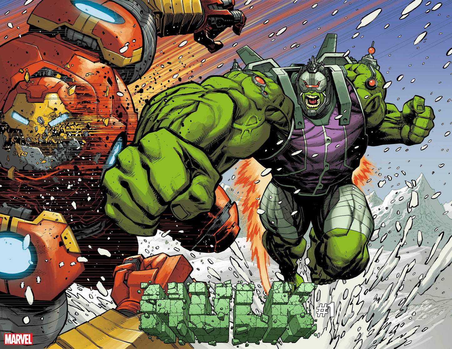 MARVEL PRH COMIC BOOK VF/NM HULK #1 2ND PTG OTTLEY WRAPAROUND VAR