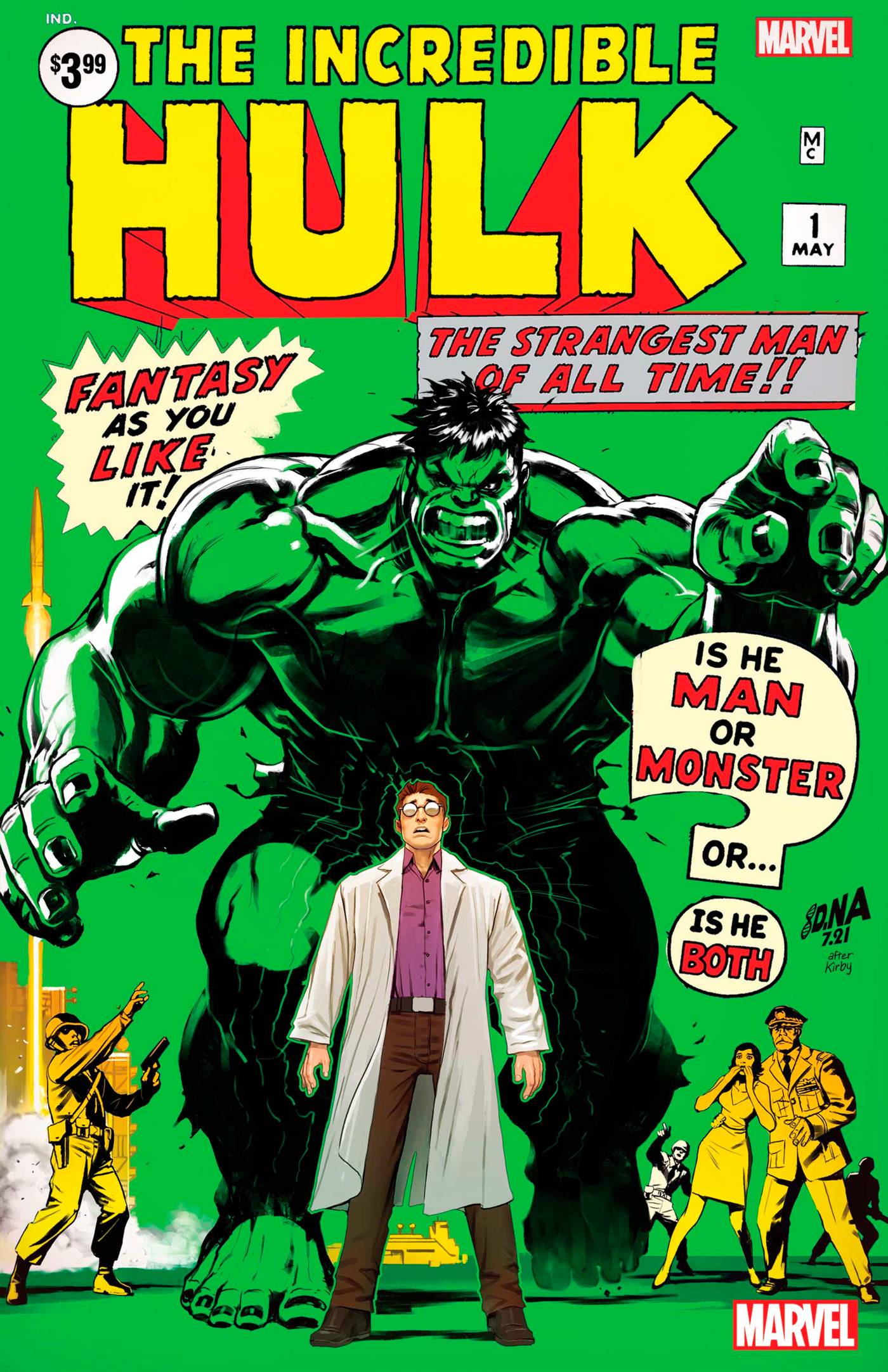 MARVEL PRH COMIC BOOK VF/NM HULK #3 NAKAYAMA CLASSIC HOMAGE VAR