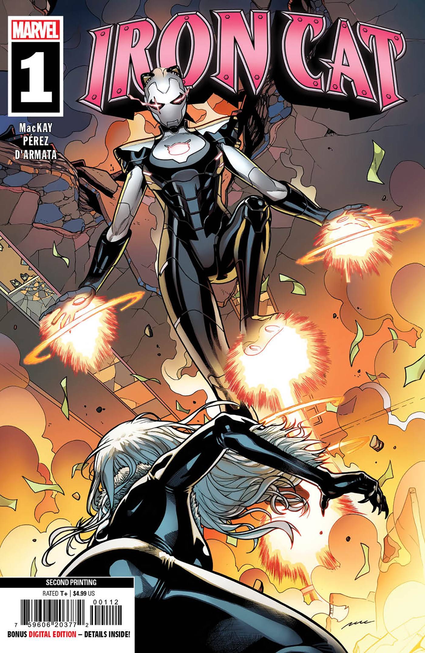 MARVEL PRH COMIC BOOK VF/NM IRON CAT #1 (OF 5) 2ND PTG PERE PEREZ VARIANT