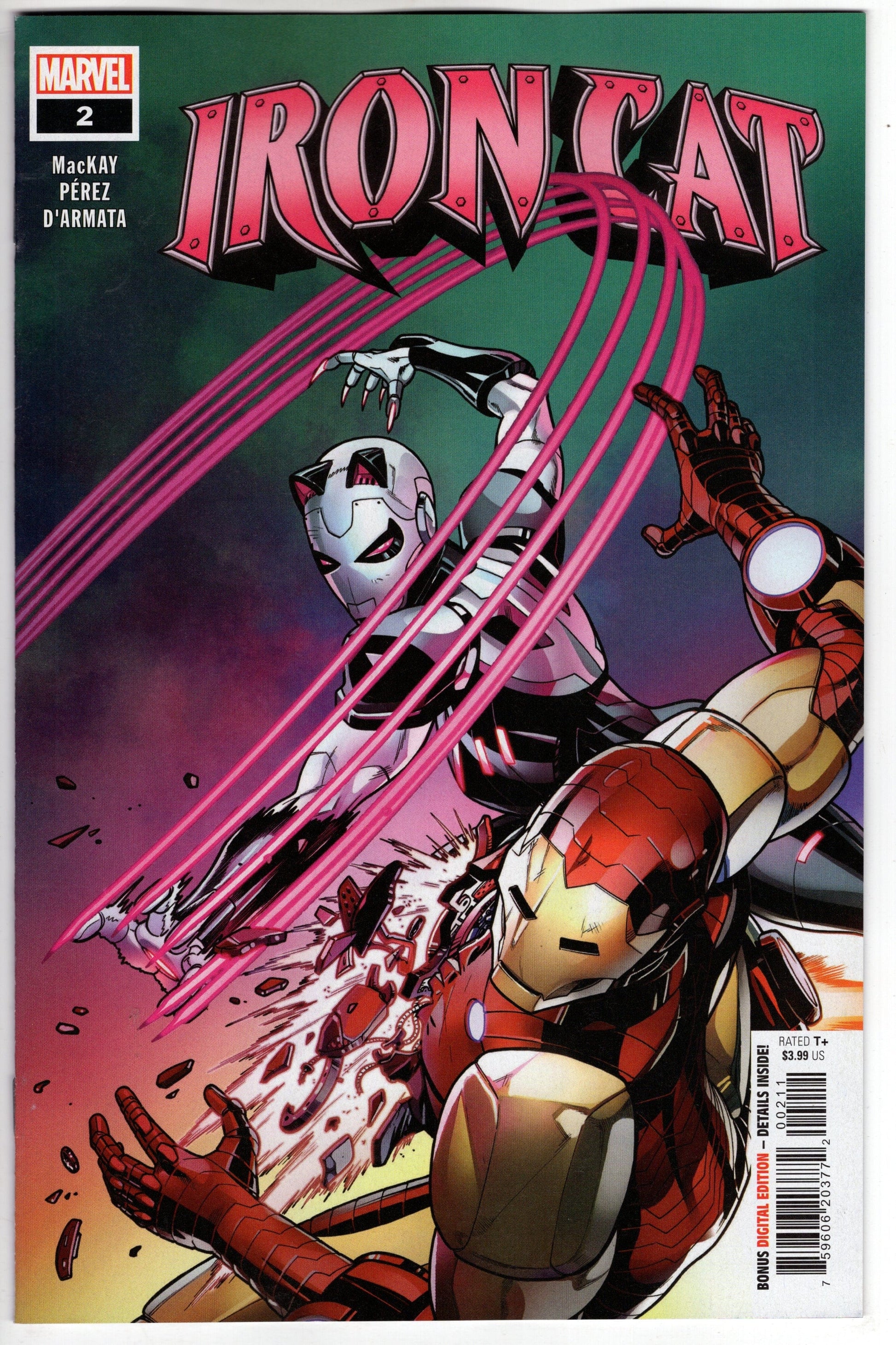 MARVEL PRH COMIC BOOK VF/NM IRON CAT #2 (OF 5)