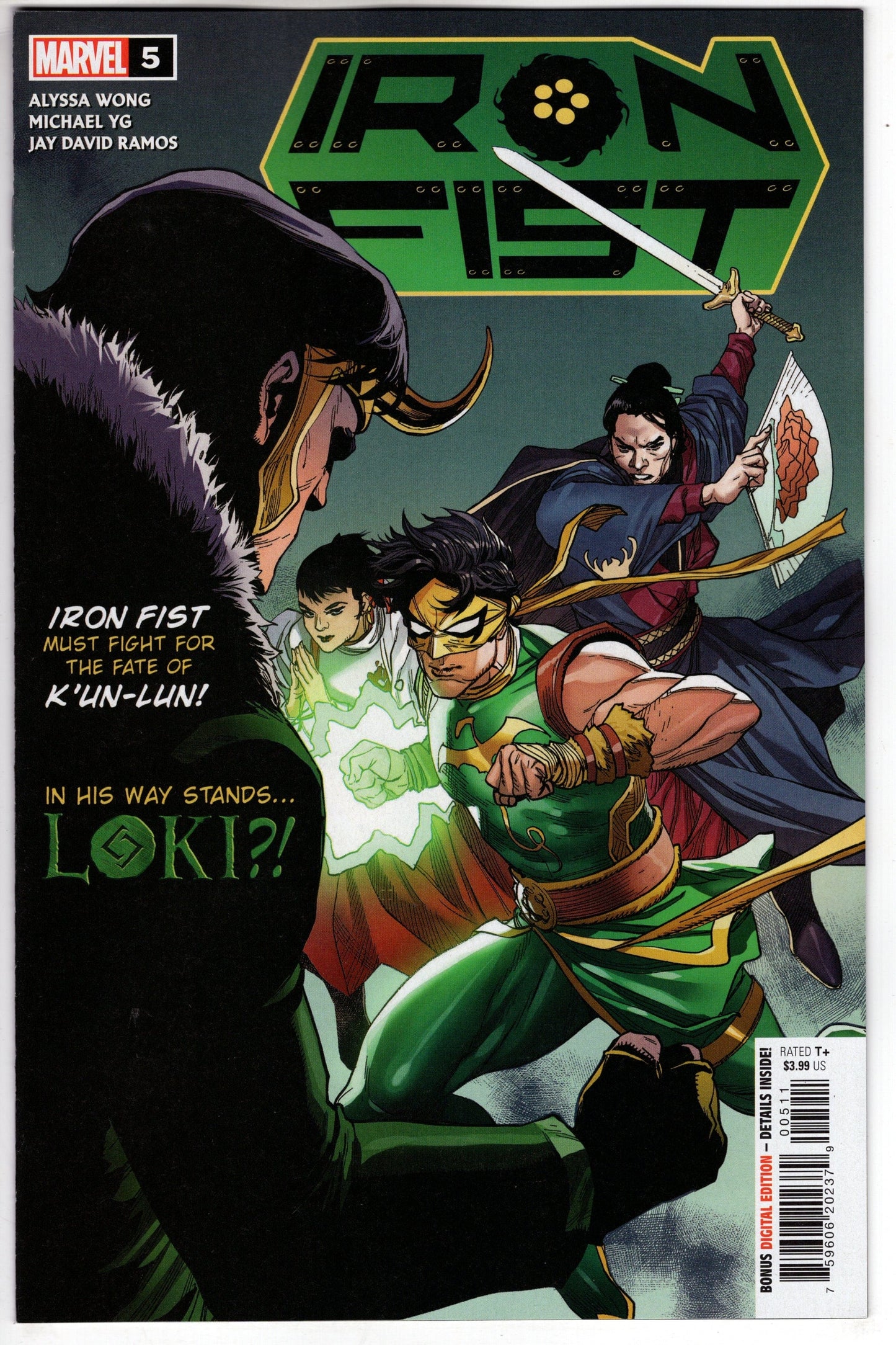 MARVEL PRH COMIC BOOK VF/NM IRON FIST #5 (OF 5)