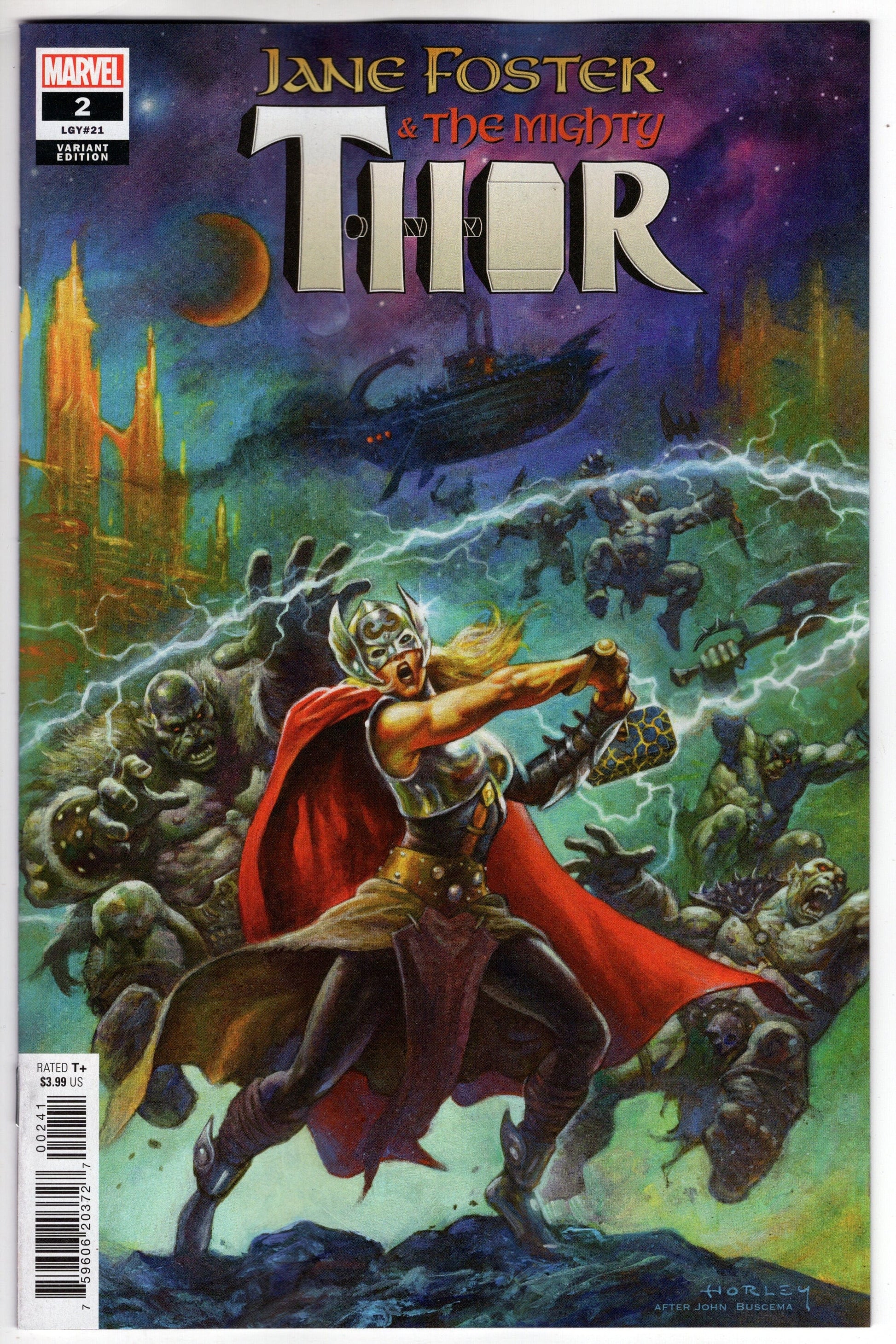 MARVEL PRH COMIC BOOK VF/NM Jane Foster Mighty Thor #2 (Of 5) Horley Variant