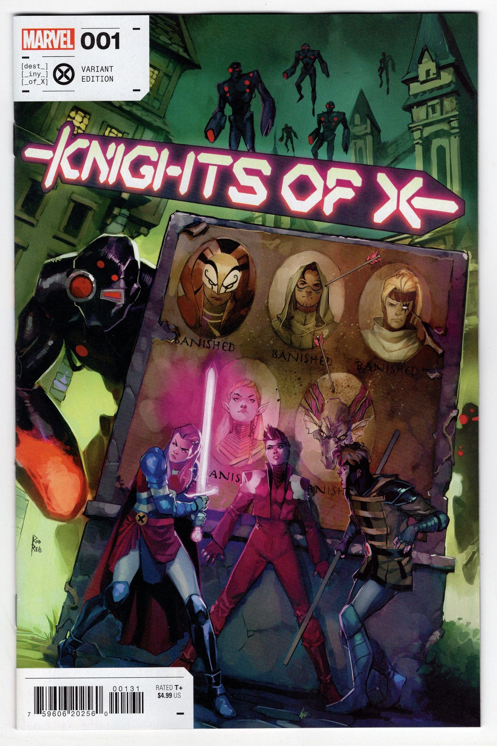 MARVEL PRH COMIC BOOK VF/NM KNIGHTS OF X #1 REIS TEASER VARIANT