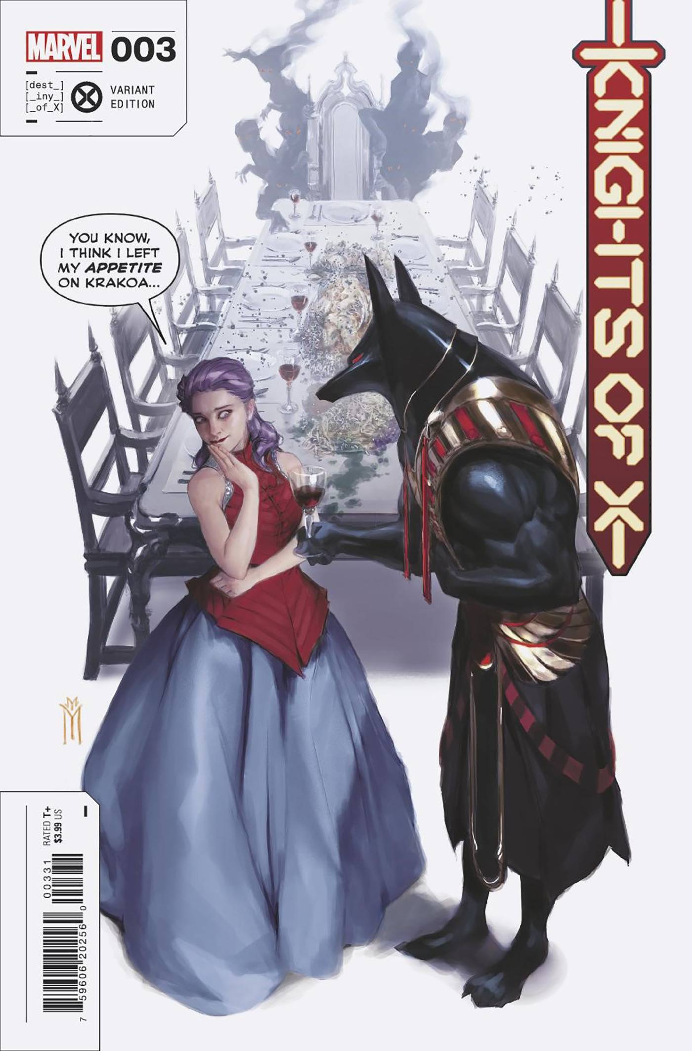 MARVEL PRH COMIC BOOK VF/NM KNIGHTS OF X #3 MERCADO VARIANT