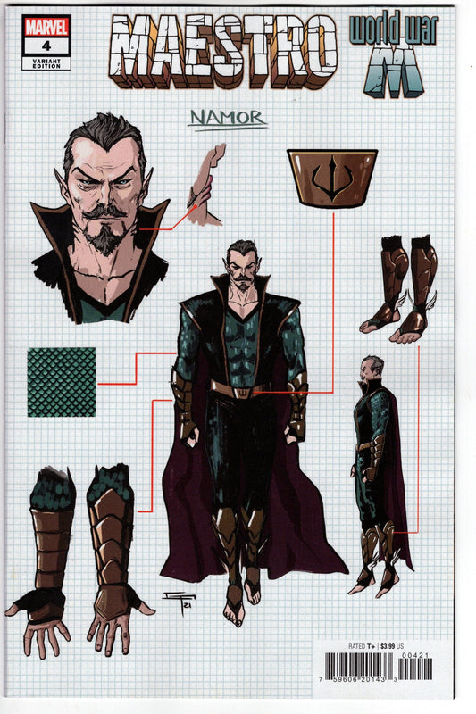 MARVEL PRH COMIC BOOK VF/NM MAESTRO WORLD WAR M #4 (OF 5) 10 COPY INCV PERALTA DESIGN VA