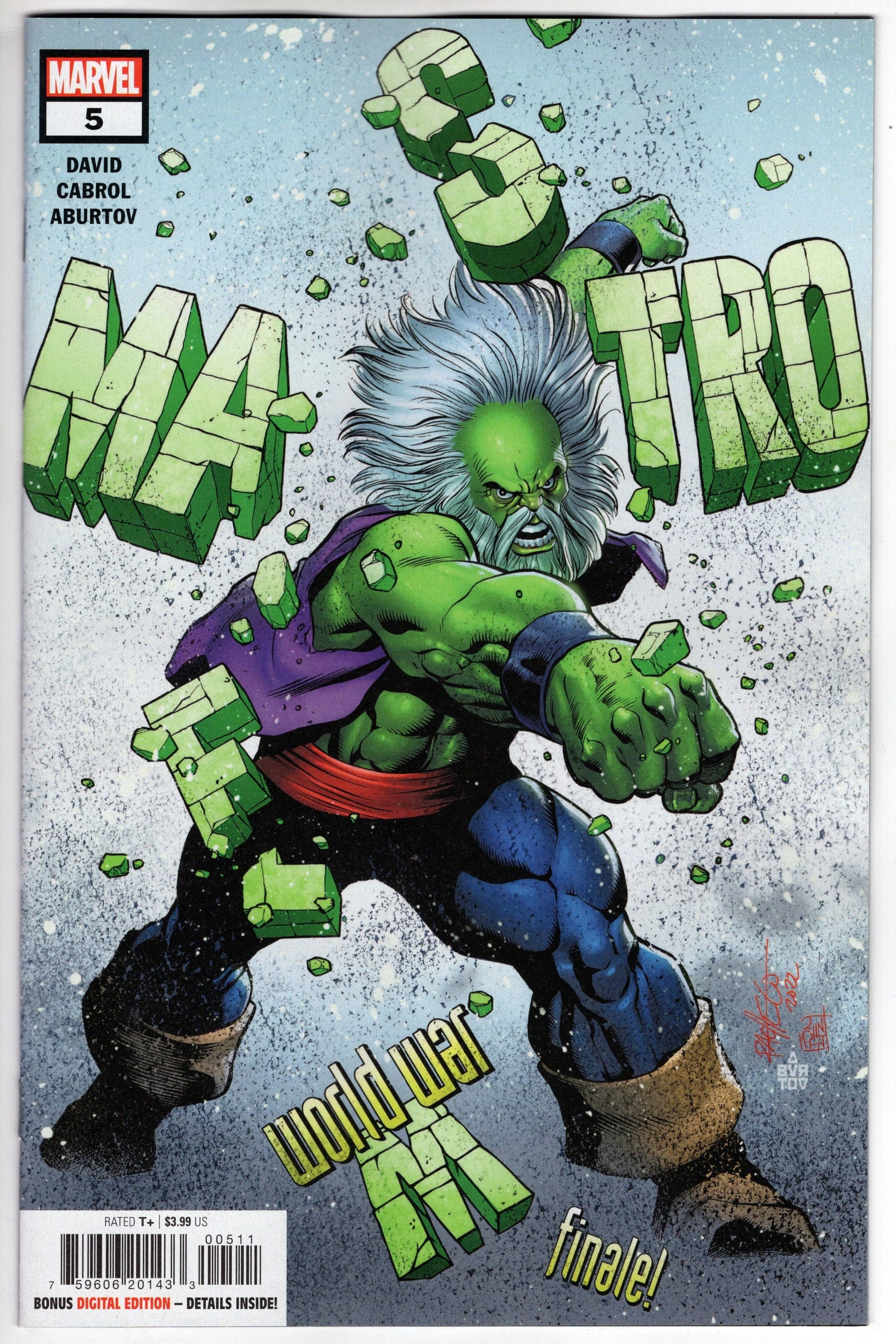 MARVEL PRH COMIC BOOK VF/NM MAESTRO WORLD WAR M #5 (OF 5)